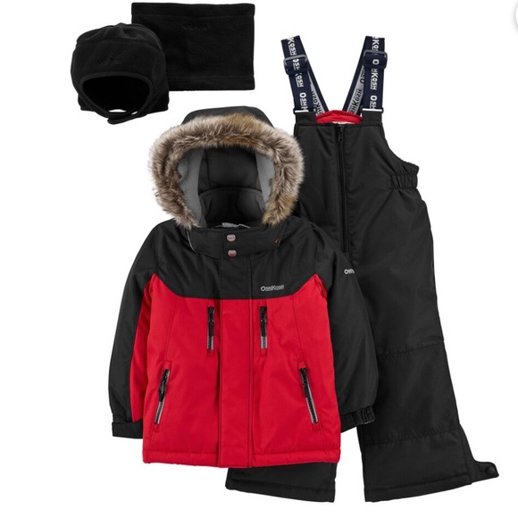 OshKosh 2 piece Snowsuit with Hat & Neck-warmer - Picture 2 of 5